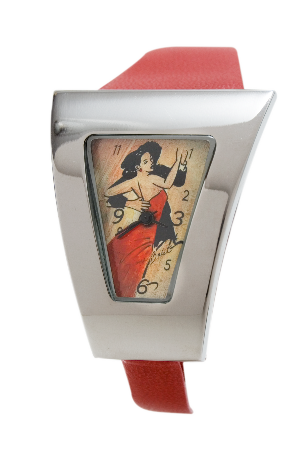 Stainless steel women's watch with leather strap | TANGO