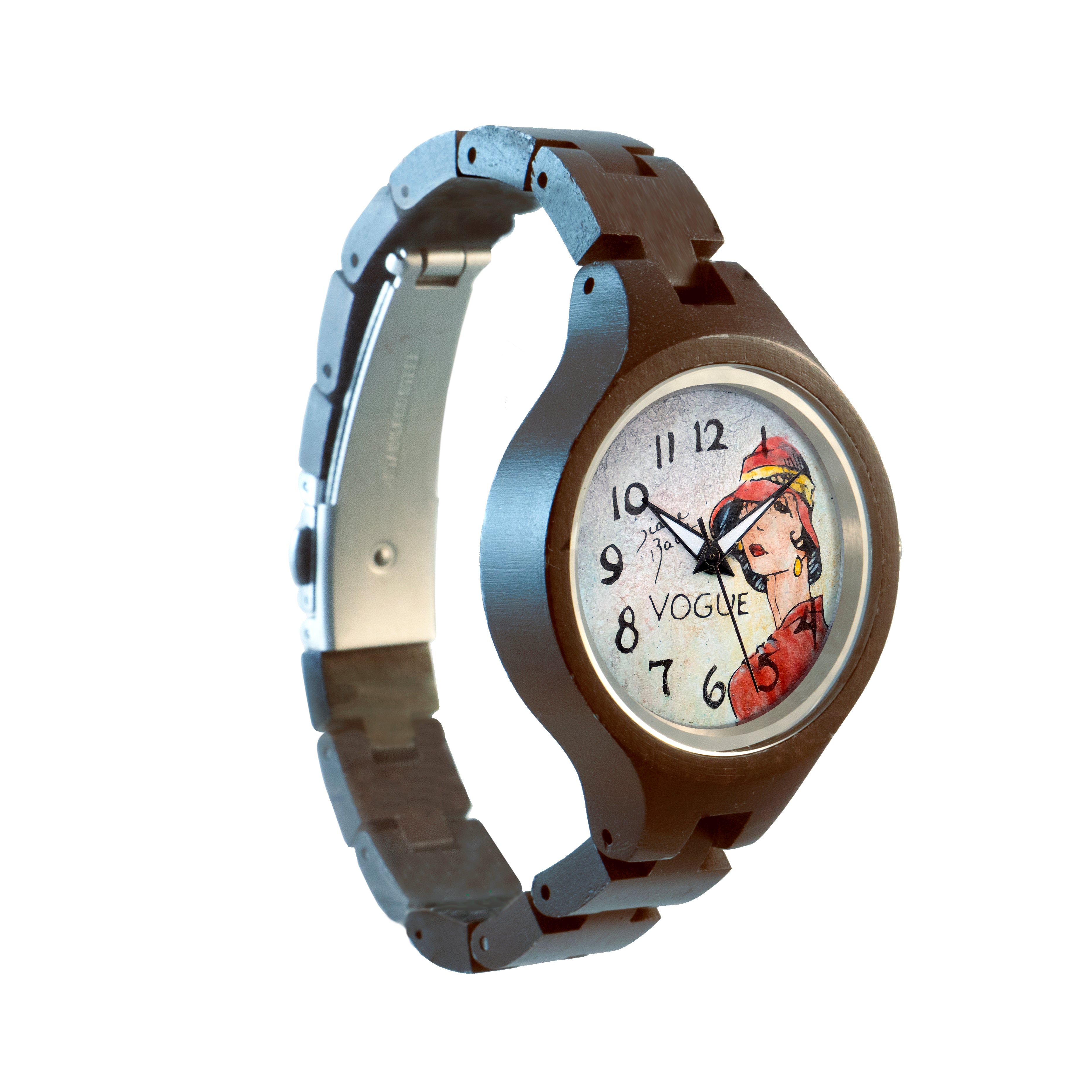 Montre femme bois mode artistique | VOGUE FEMME