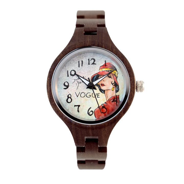 Montre femme bois mode artistique | VOGUE FEMME