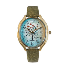 Load image into Gallery viewer, Nature women&#39;s watch | BIRDS FLOWERS TREE
