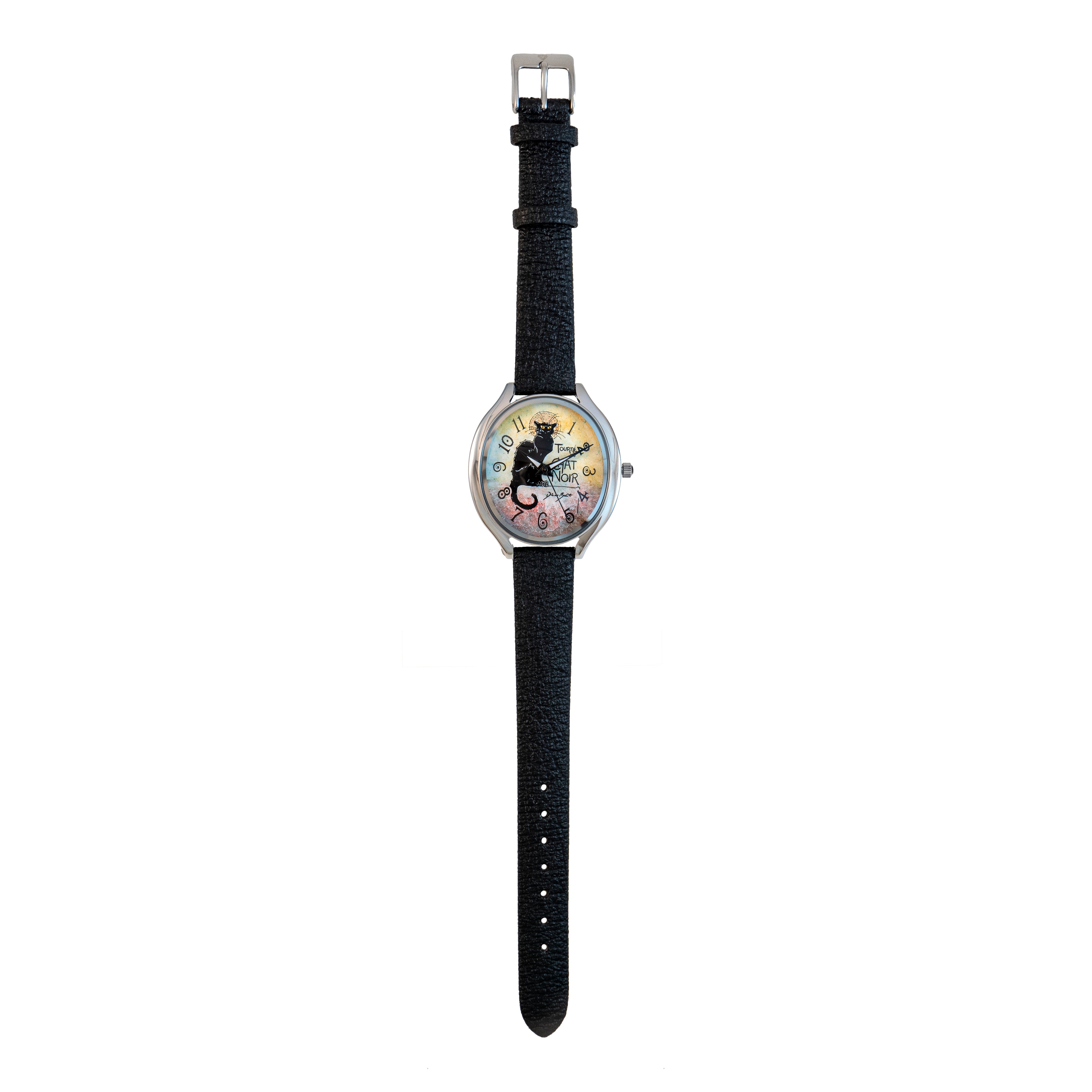 Montre femme artistique | LA TOURNÉE DU CHAT NOIR