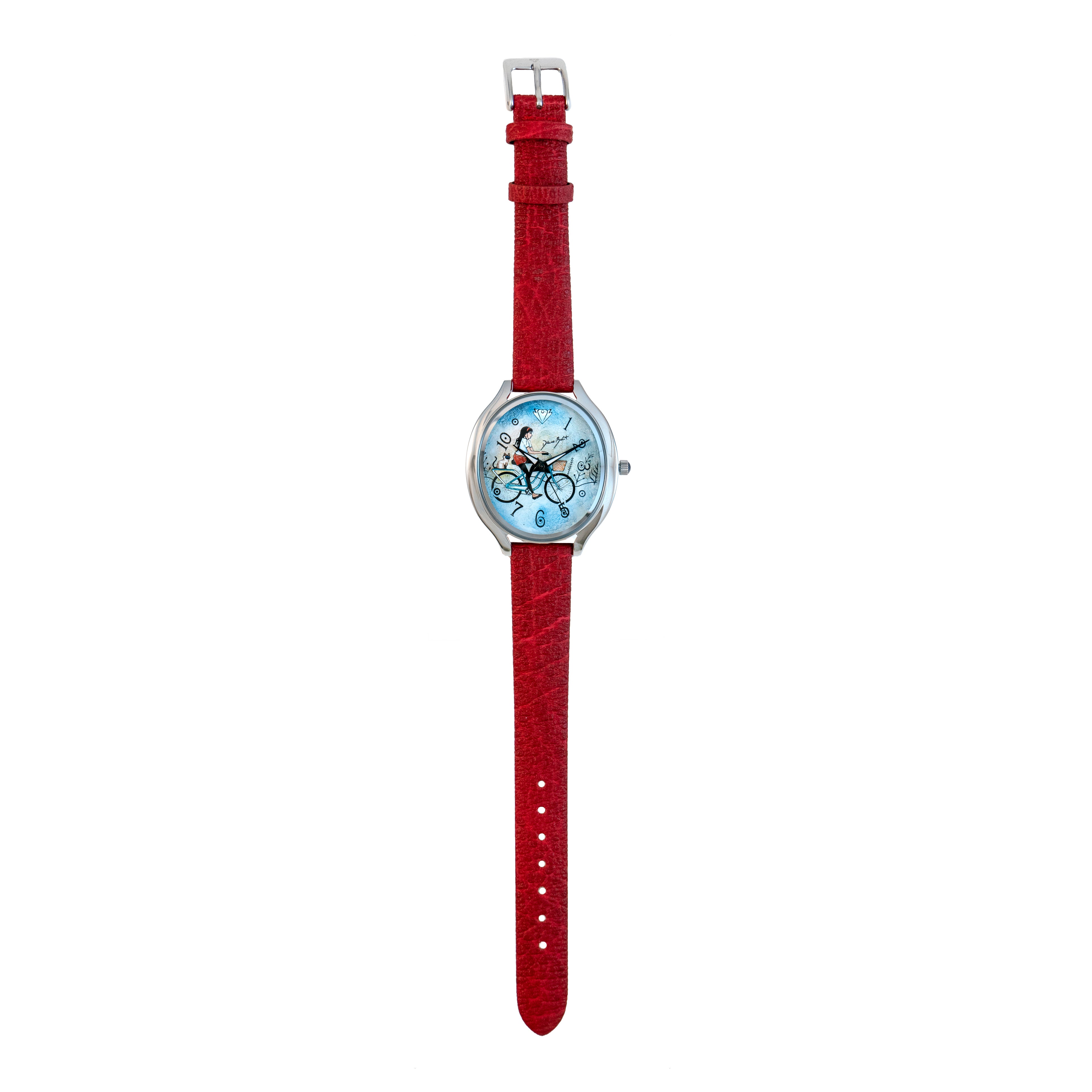 Montre femme sport |  FILLE VÉLO CHAT