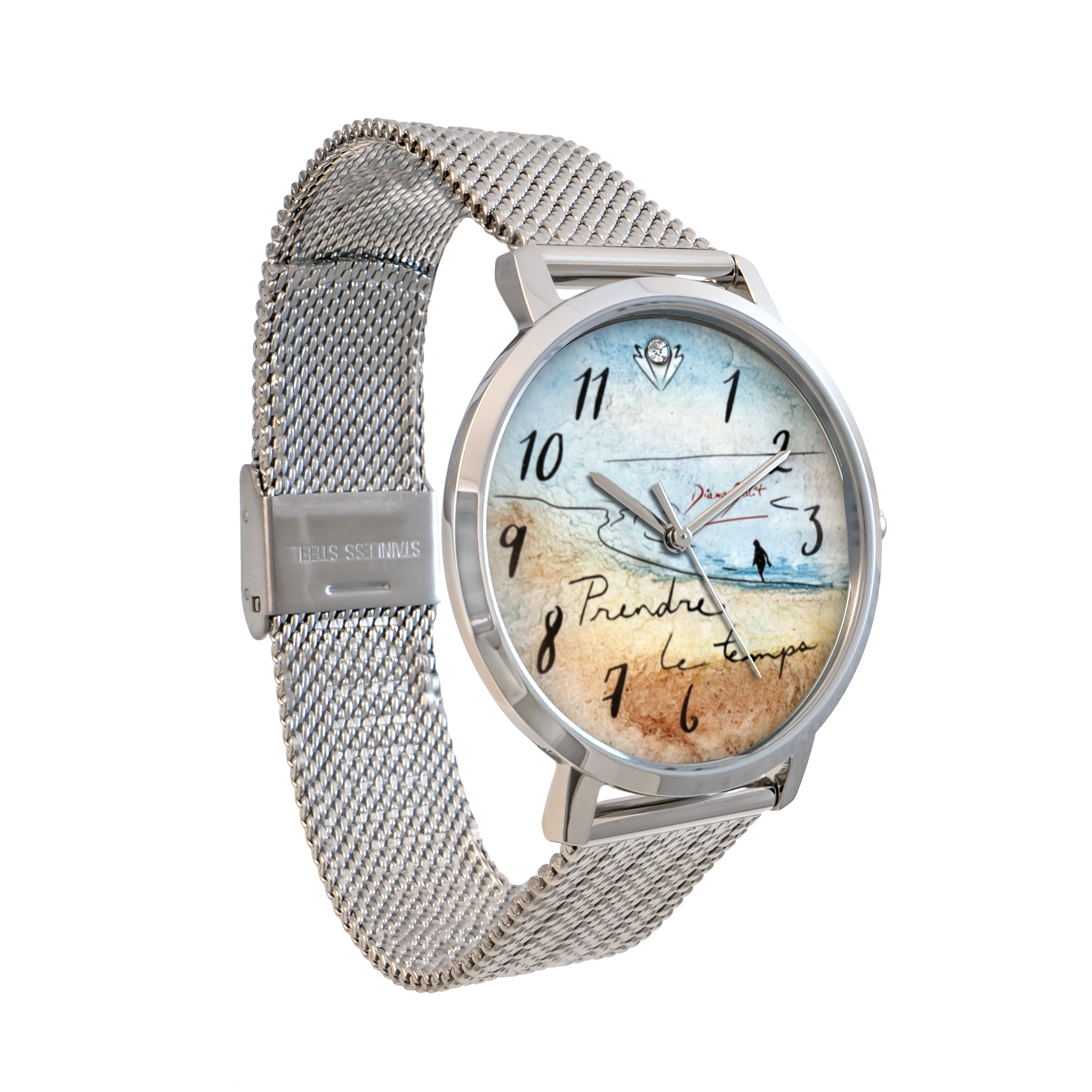 Montre fashion bracelet acier inoxydable| PRENDRE LE TEMPS