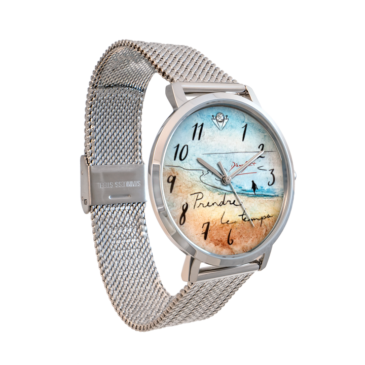 Montre fashion bracelet acier inoxydable| PRENDRE LE TEMPS