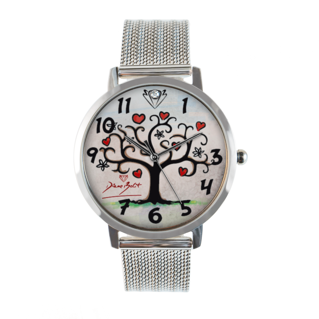 Stainless steel bracelet fashion watch | TREE OF LIFE HEARTS