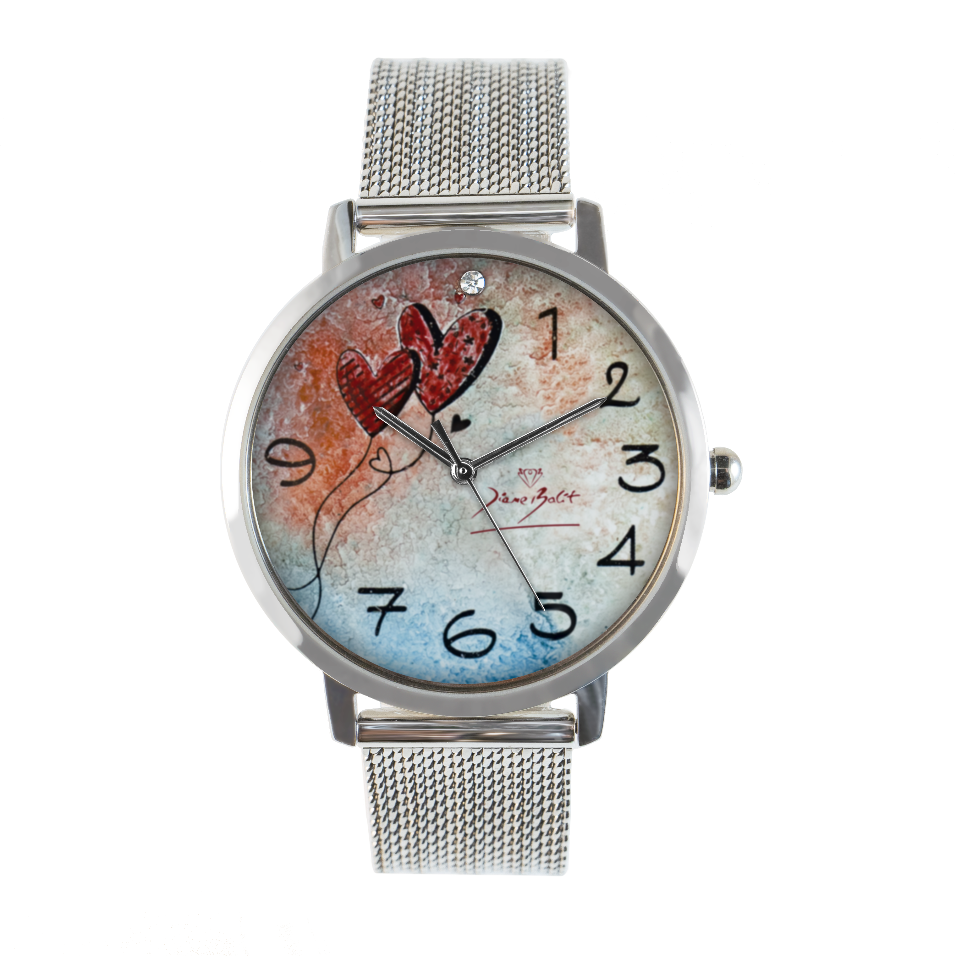Montre femme fashion bracelet en acier inoxydable| COEURS BALLON