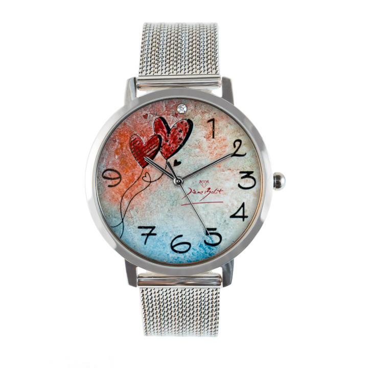 Montre femme fashion bracelet en acier inoxydable| COEURS BALLON