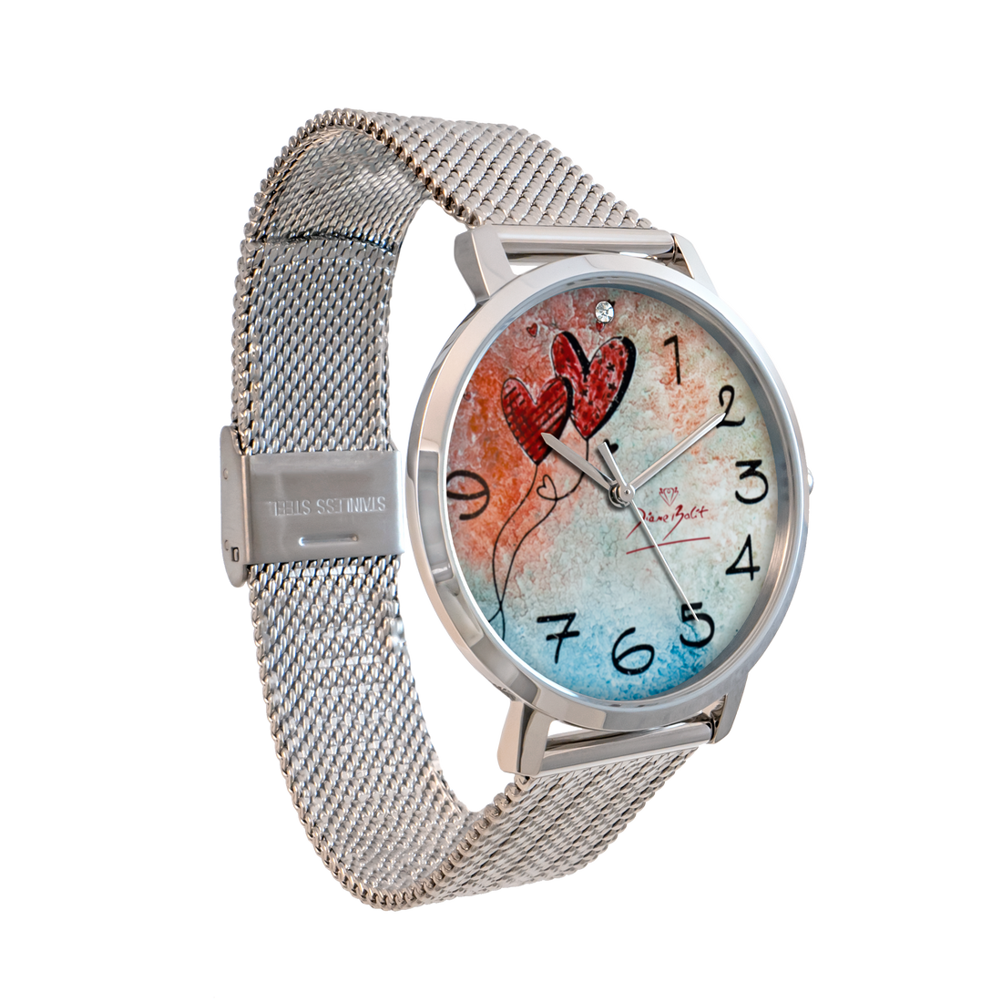 Montre femme fashion bracelet en acier inoxydable| COEURS BALLON