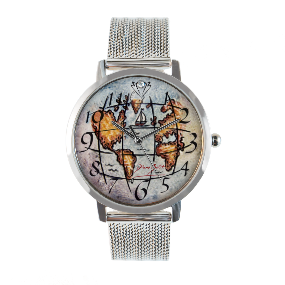Montre femme fashion bracelet acier inoxydable| MAPPEMONDE