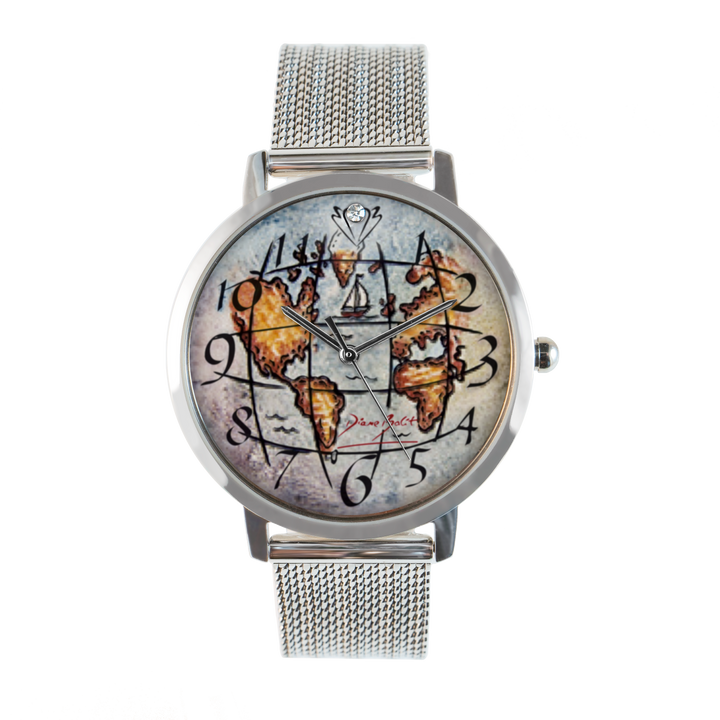 Montre femme fashion bracelet acier inoxydable| MAPPEMONDE