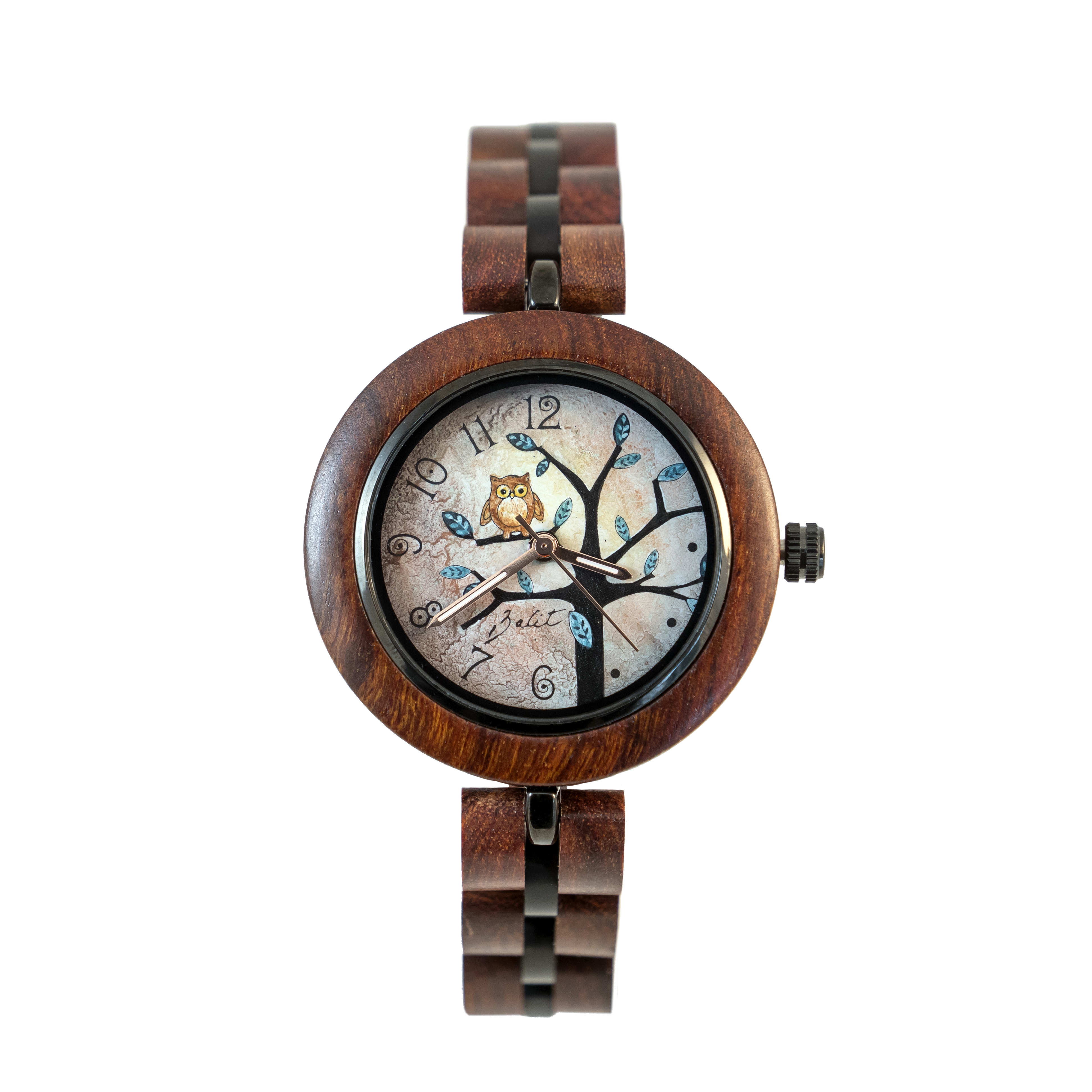 Montre femme bois exotique nature | HIBOU DANS L'ARBRE