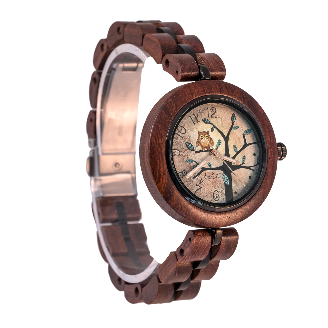 Montre femme bois exotique nature | HIBOU DANS L'ARBRE