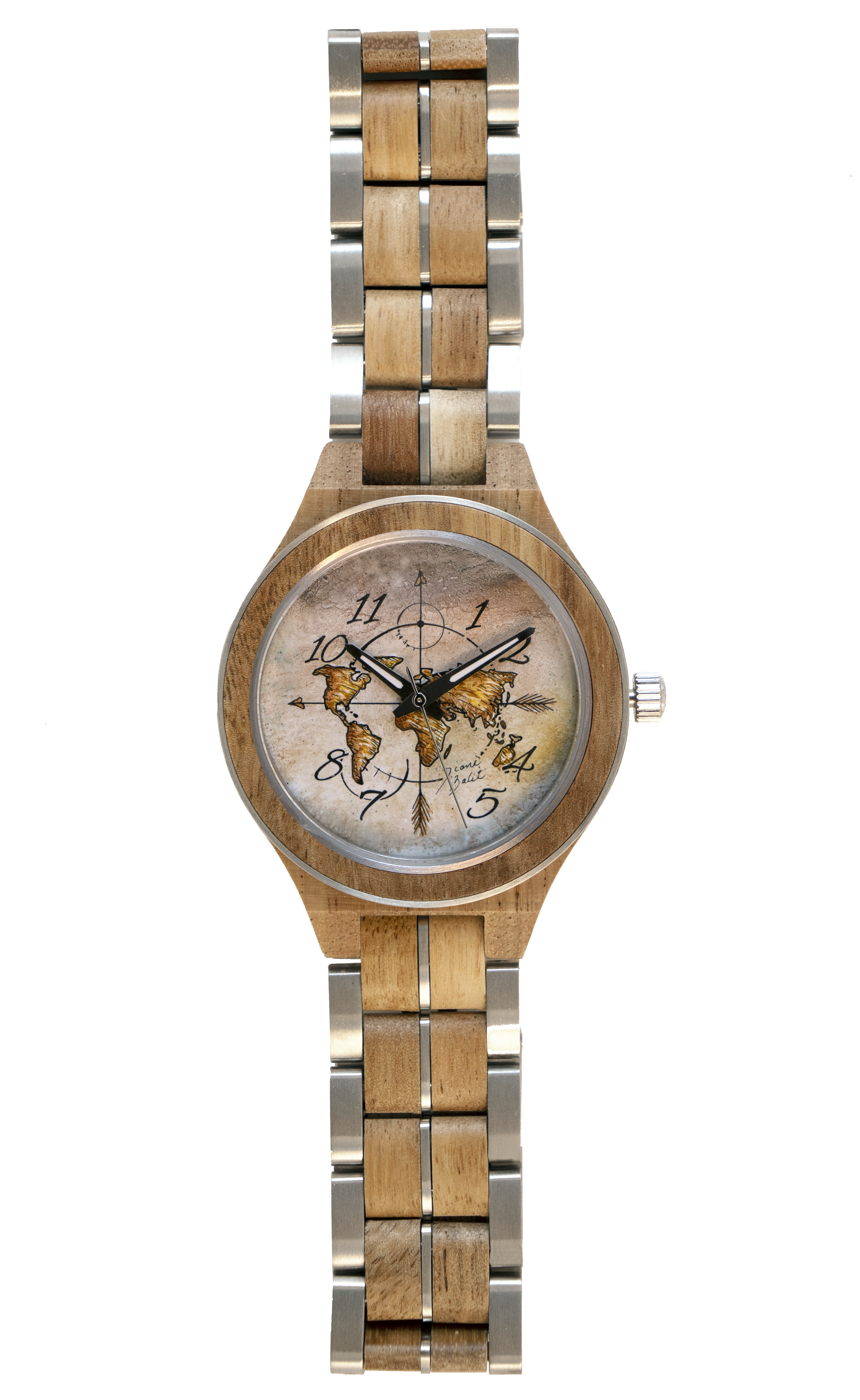 Montre pour  homme en bois  exotique | MAPPEMONDE
