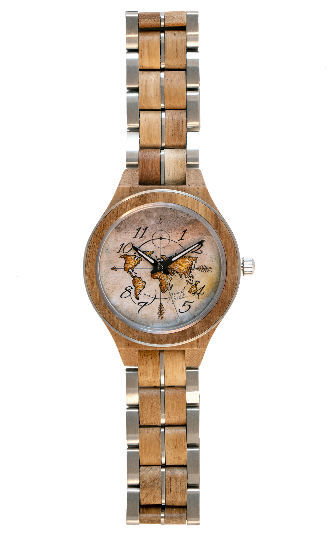 Montre pour  homme en bois  exotique | MAPPEMONDE