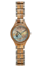 Load image into Gallery viewer, Men&#39;s watch in exotic wood | FLY FISHERMAN
