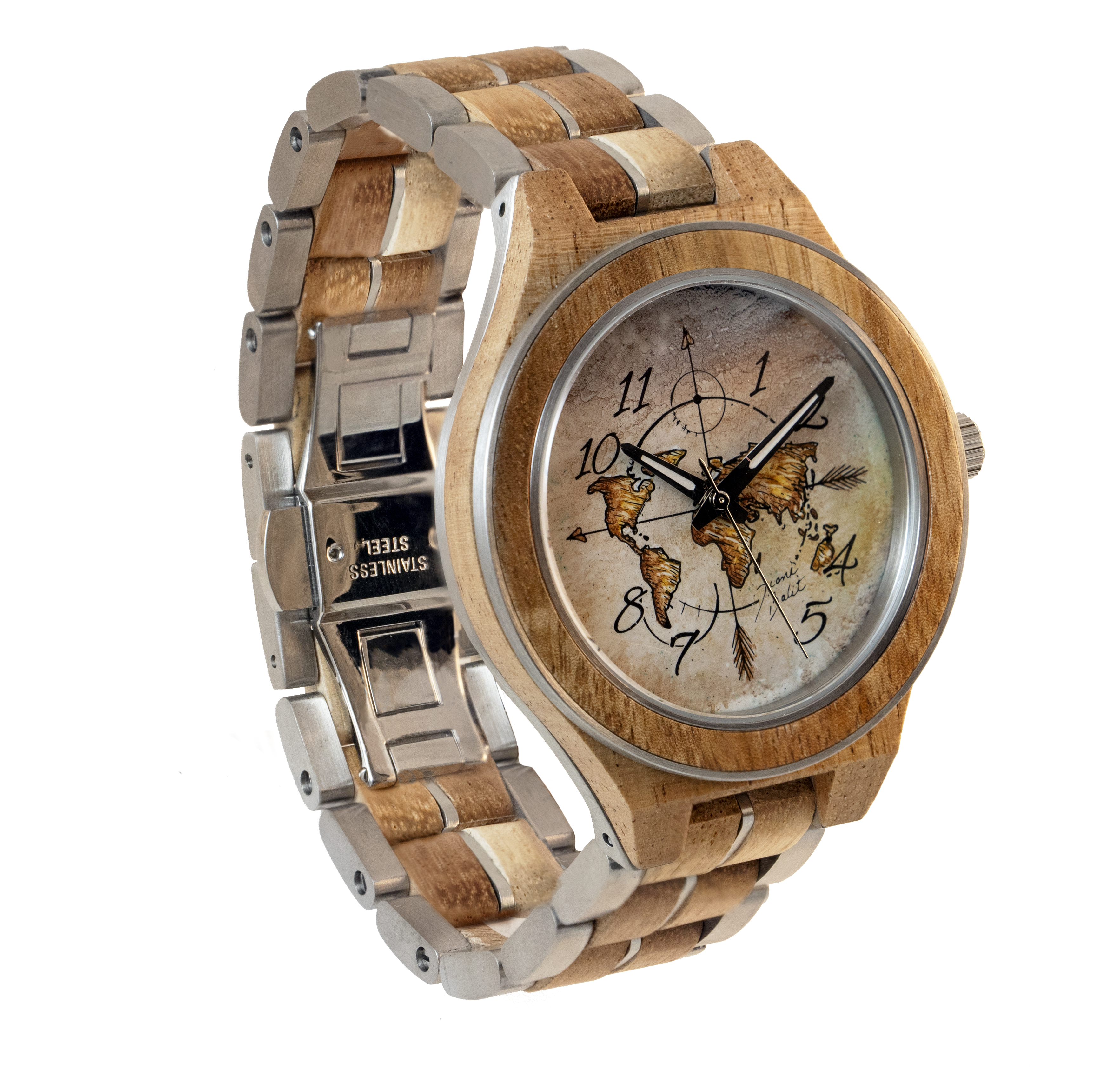 Montre pour  homme en bois  exotique | MAPPEMONDE