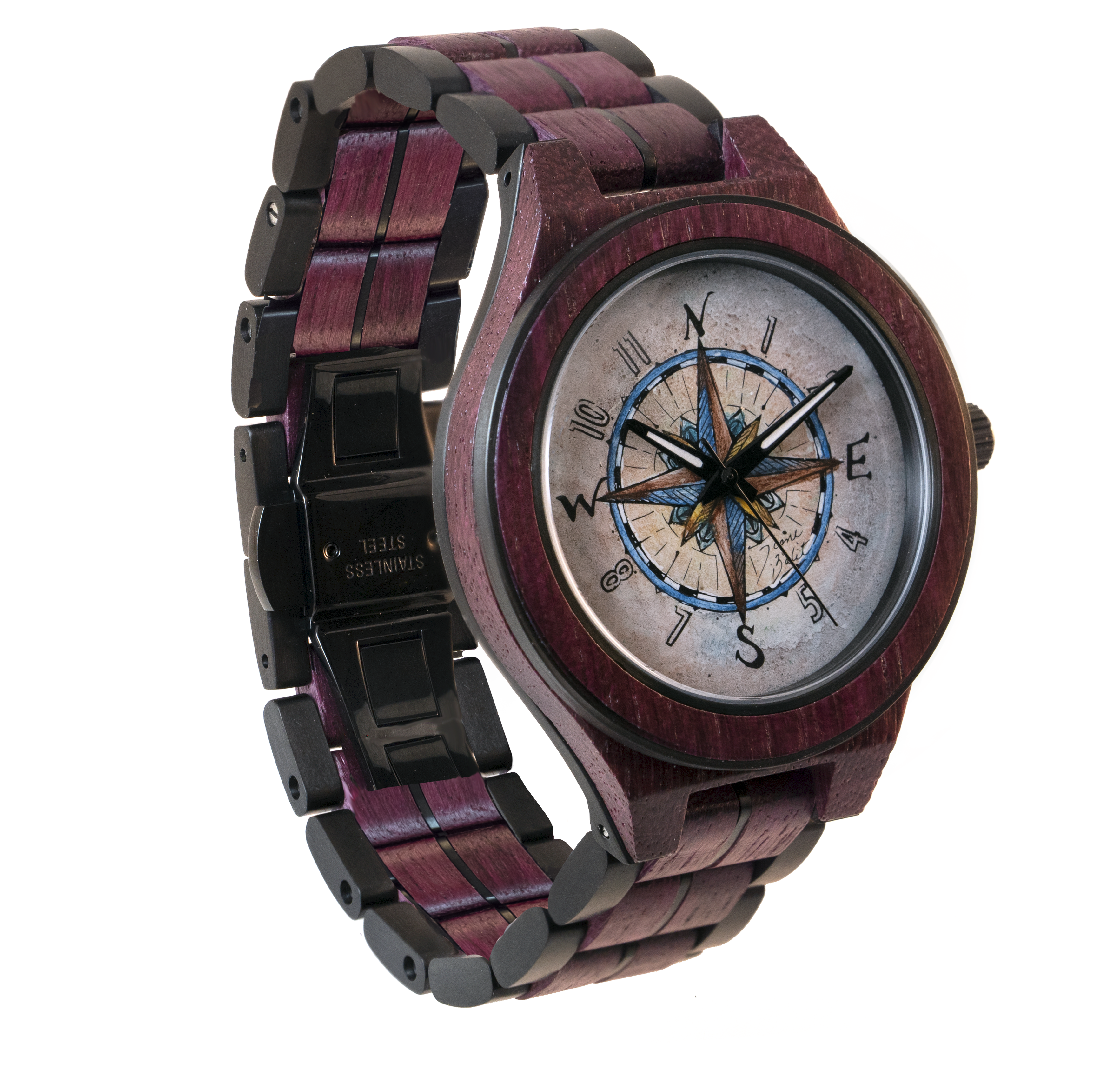 Montre pour homme en bois | ROSE DES VENTS