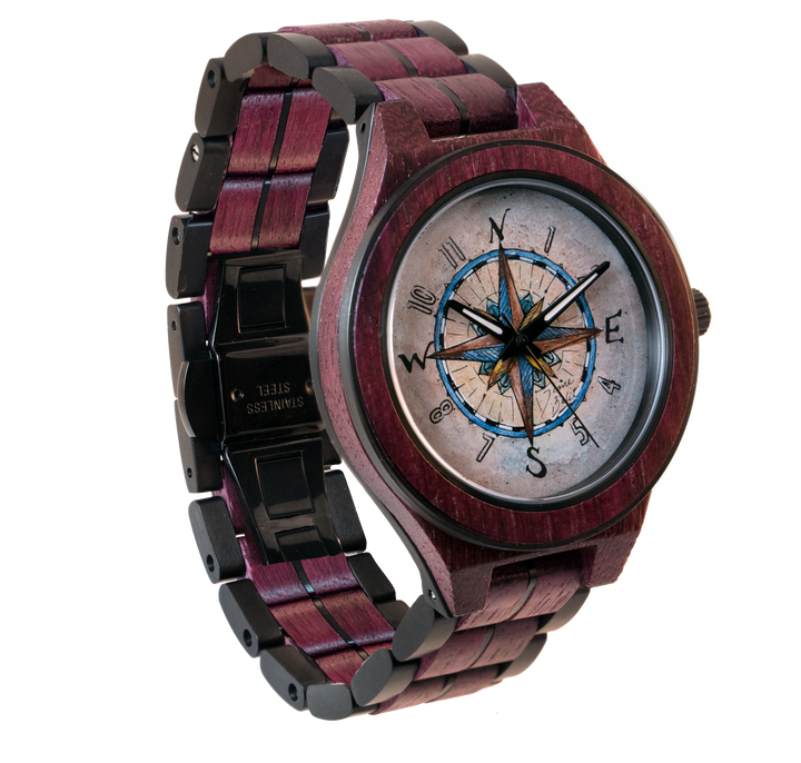 Montre pour homme en bois | ROSE DES VENTS