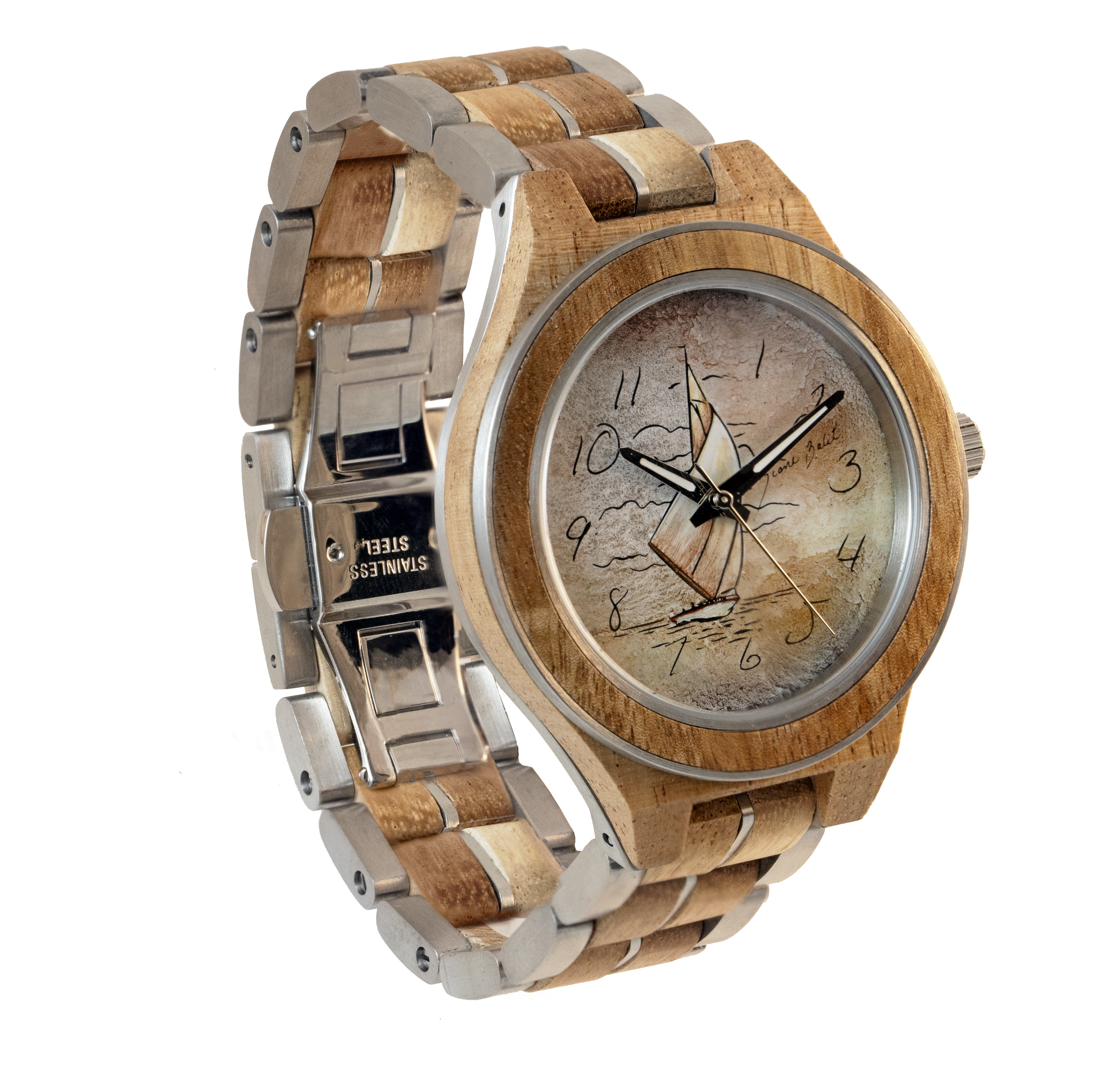 Montre pour homme en bois exotique | VOILIER