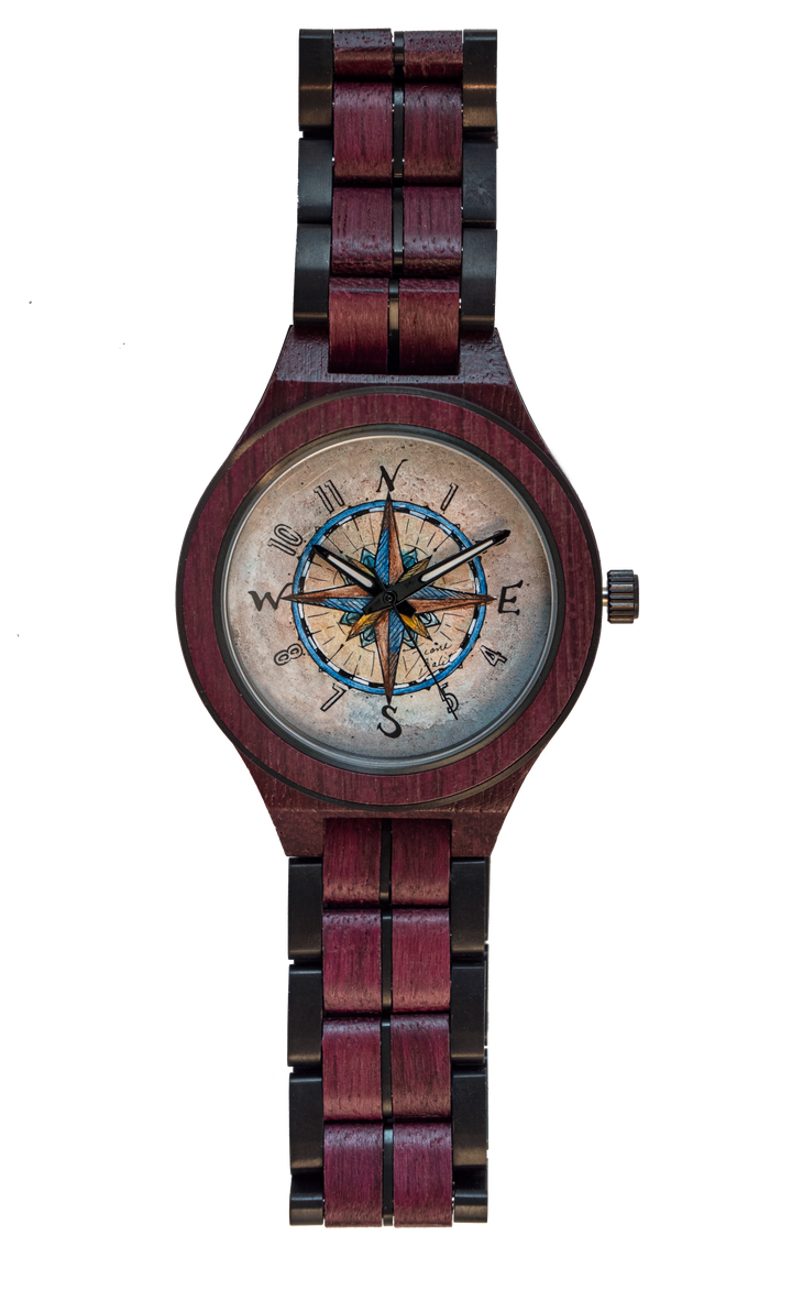 Montre pour homme en bois | ROSE DES VENTS