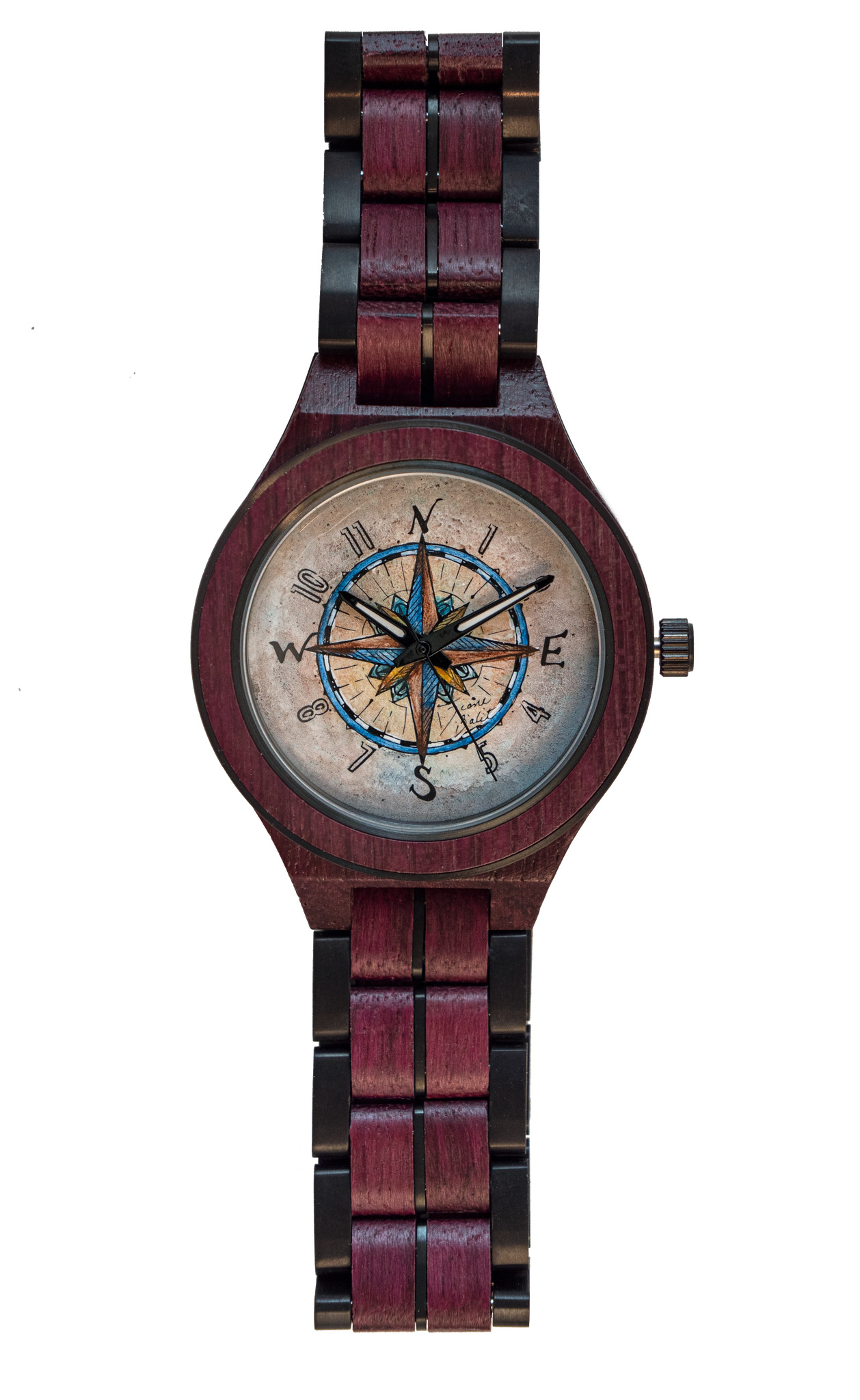 Montre rose top des vents