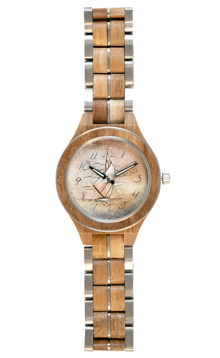 Montre pour homme en bois exotique | VOILIER