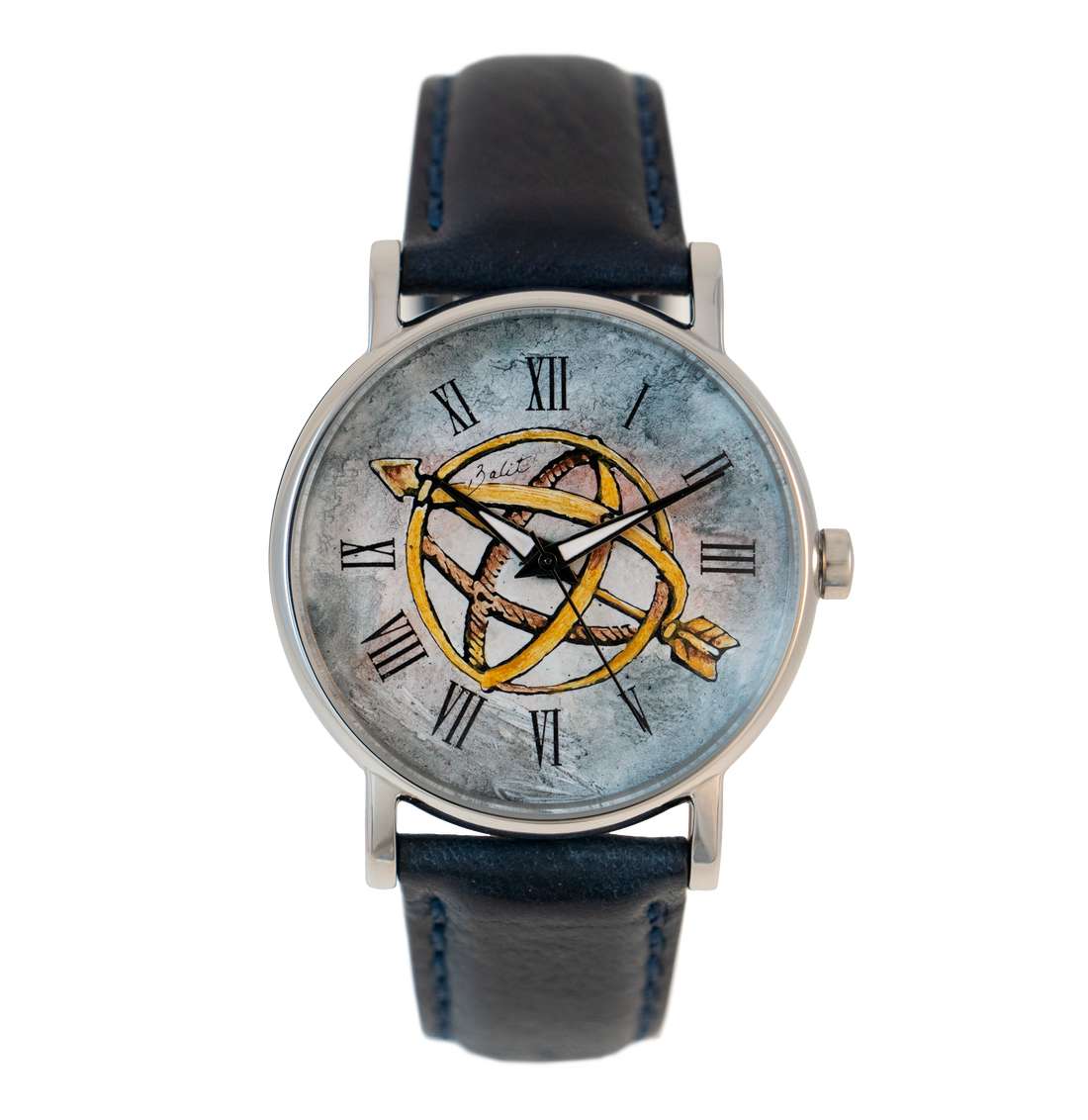 Montre homme acier et bracelet de cuir | ASTROLABE