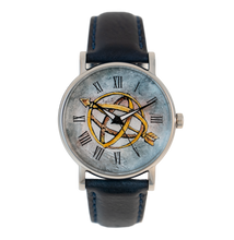 Load image into Gallery viewer, Men&#39;s steel watch and leather strap | ASTROLABE
