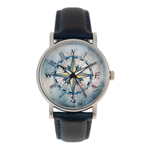 Load image into Gallery viewer, Steel and leather men&#39;s watch | COMPASS
