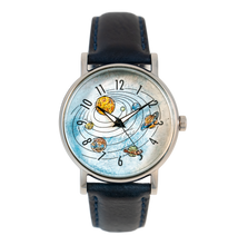 Charger l&#39;image dans la galerie, Montre homme acier inoxydable bracelet cuir | CONSTELLATION
