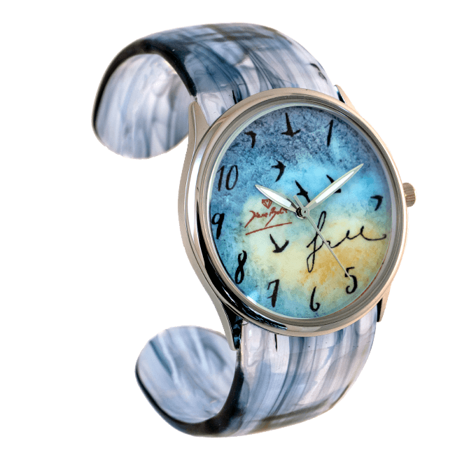 Montre femme fashion bracelet acrylique | FREE