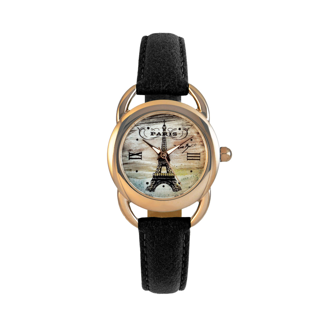 Montre femme cuir végane voyage/ PARIS TOUR EIFFEL