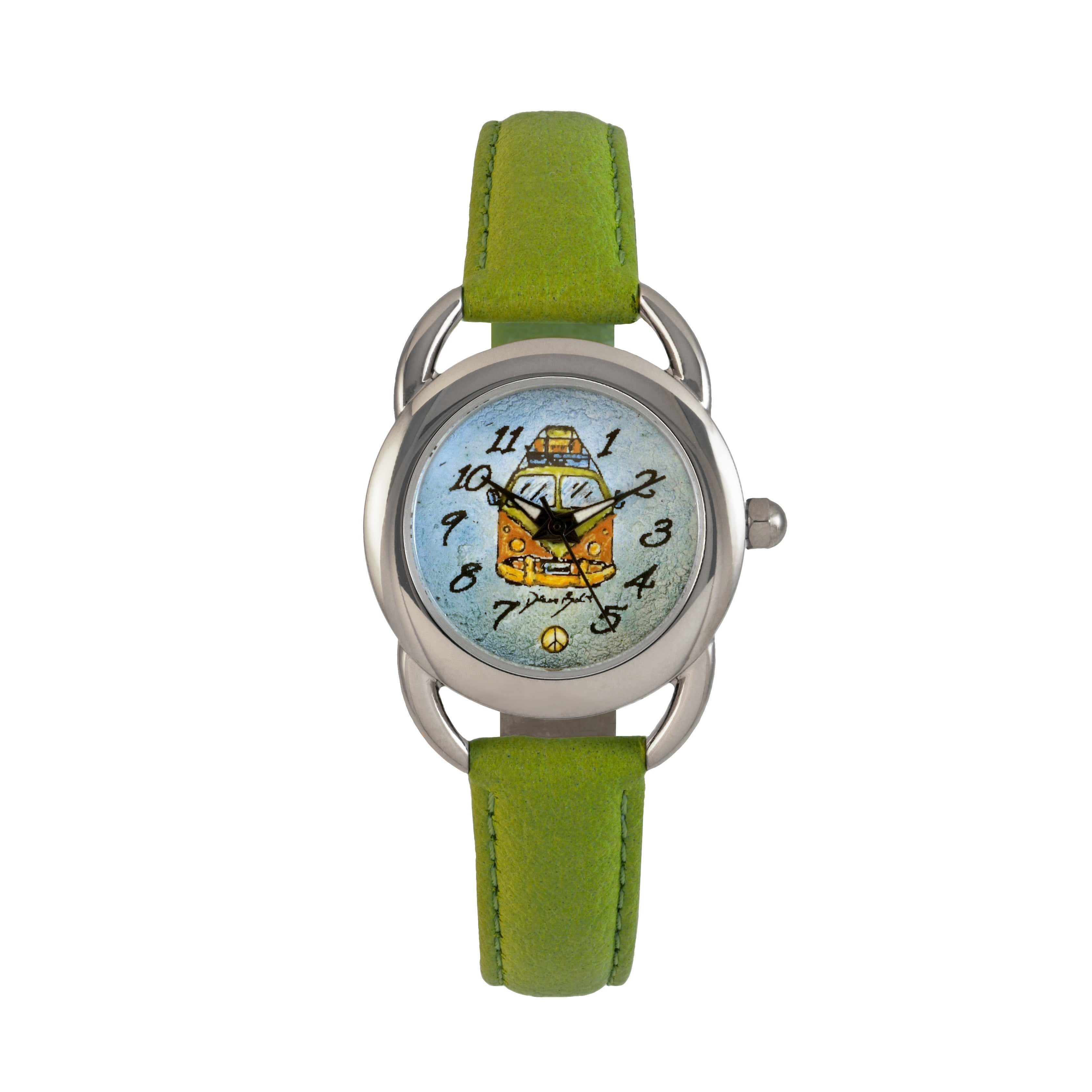 Montre femme cuir végane Vintage/  VAN WEST FALIA