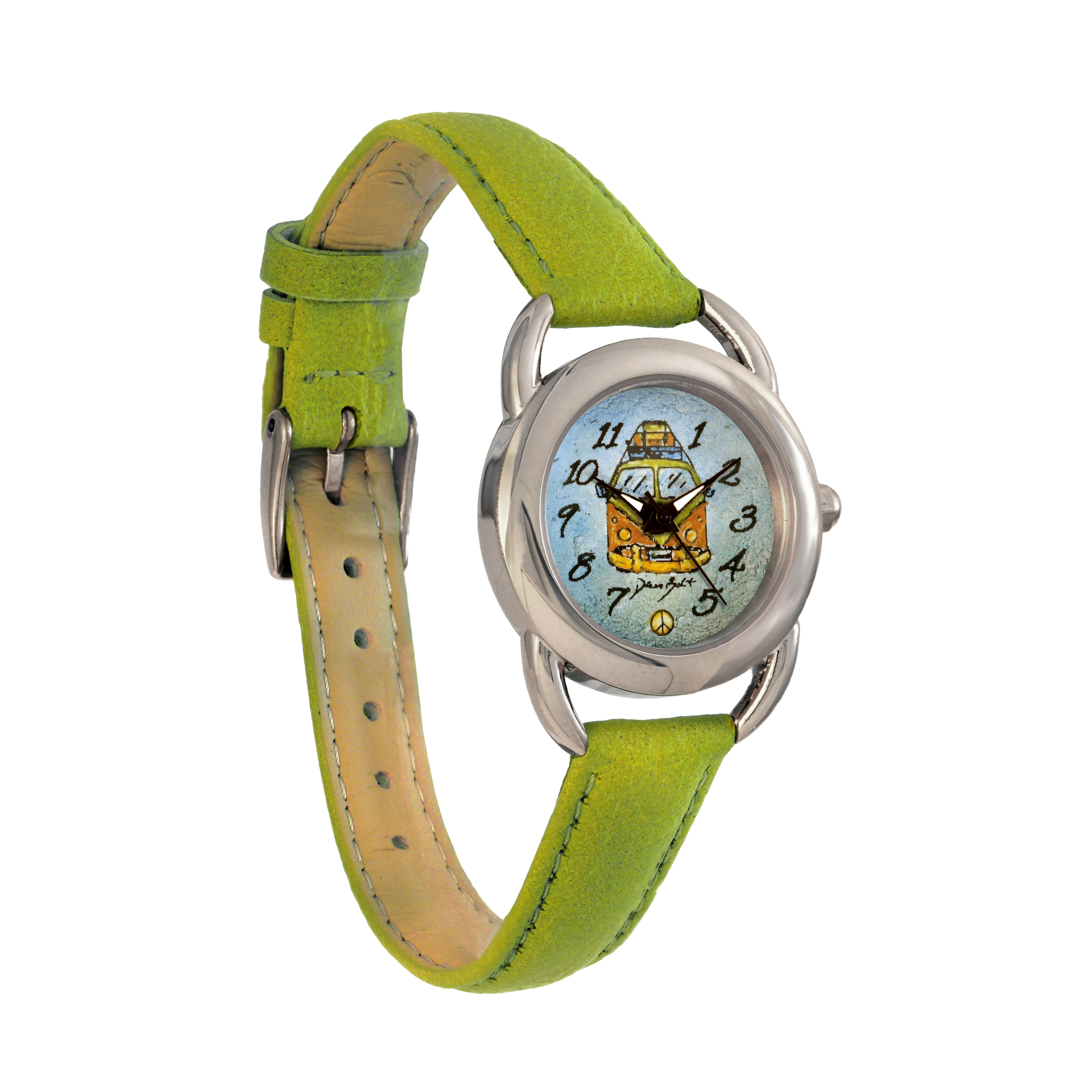 Montre femme cuir végane Vintage/  VAN WEST FALIA