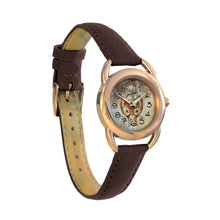 Load image into Gallery viewer, Women&#39;s watch animal vegan leather/CAT EYES
