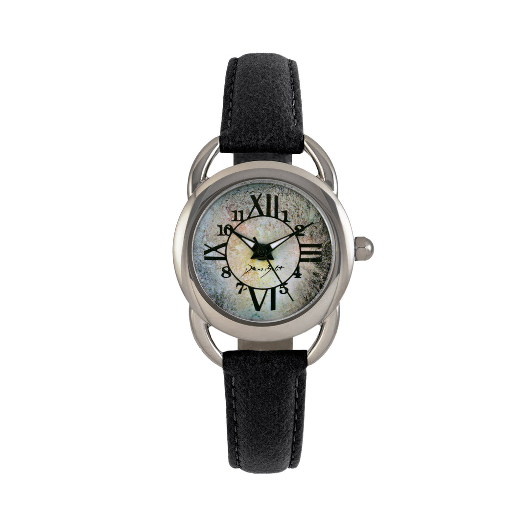 Trendy vegan leather women's watch / STYLIZED NUMBERS