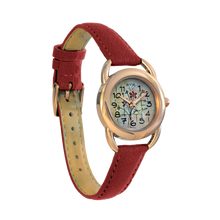 Load image into Gallery viewer, Women&#39;s natural vegan leather watch/ FIELD FLOWERS
