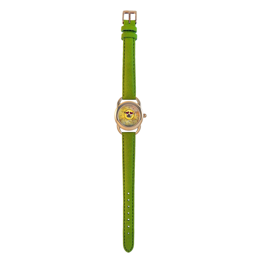 Montre femme fashion cuir végane/ SOURIRE COEURS