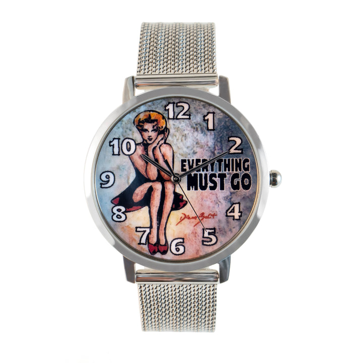 Montre femme fashion bracelet acier inoxydable | Everything Must Go/ Marilyn