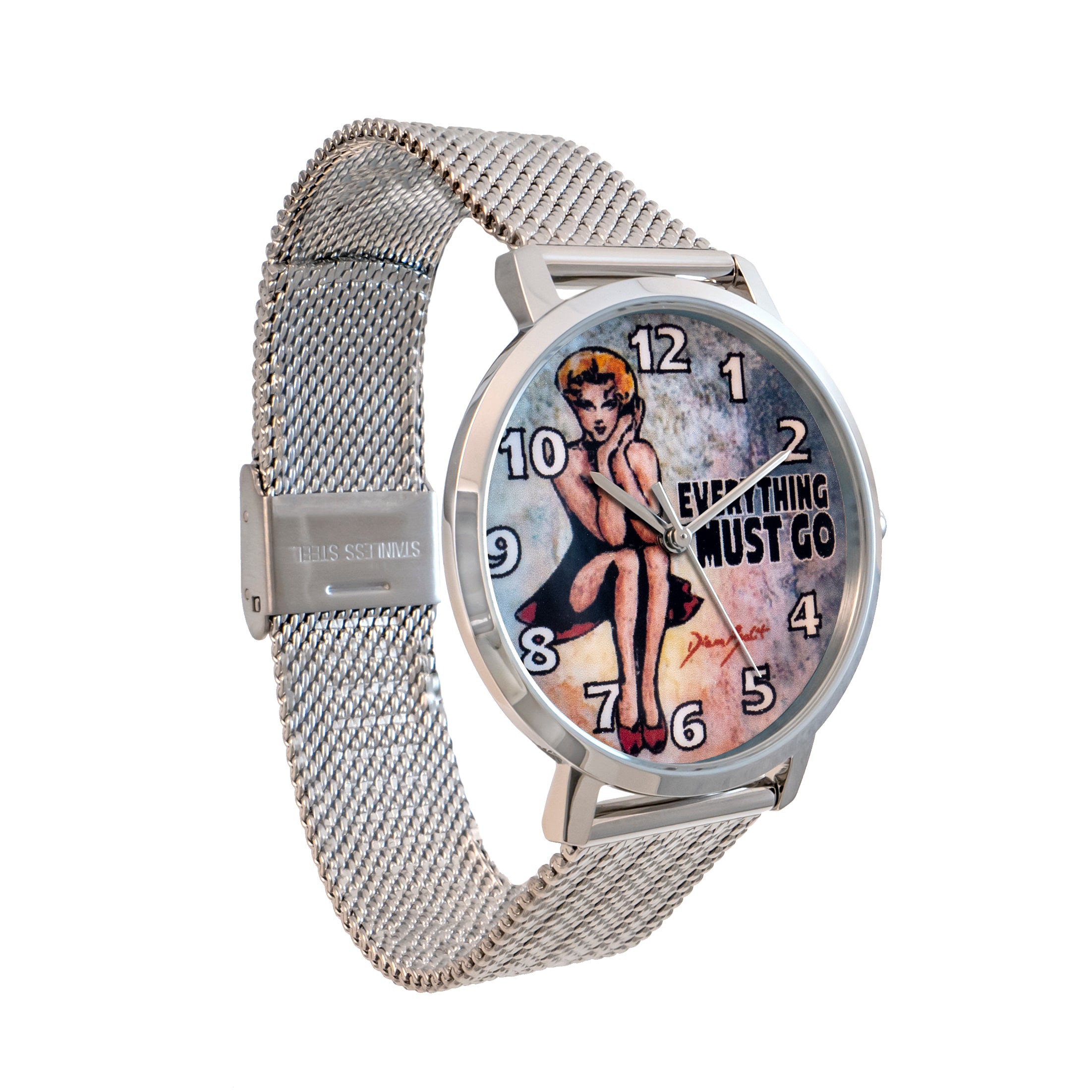 Montre femme fashion bracelet acier inoxydable | Everything Must Go/ Marilyn