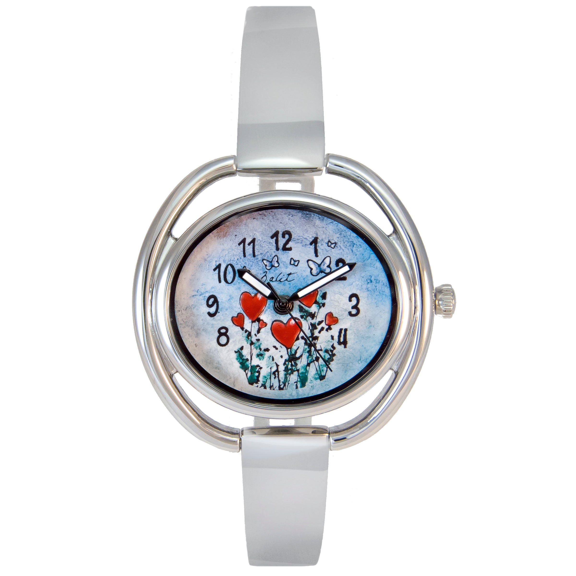 Montre femme bracelet ajustable acier inoxydable | CHAMPS DE COEURS