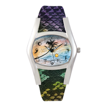 Load image into Gallery viewer, Women&#39;s travel watch | SUNSET PALM TREE
