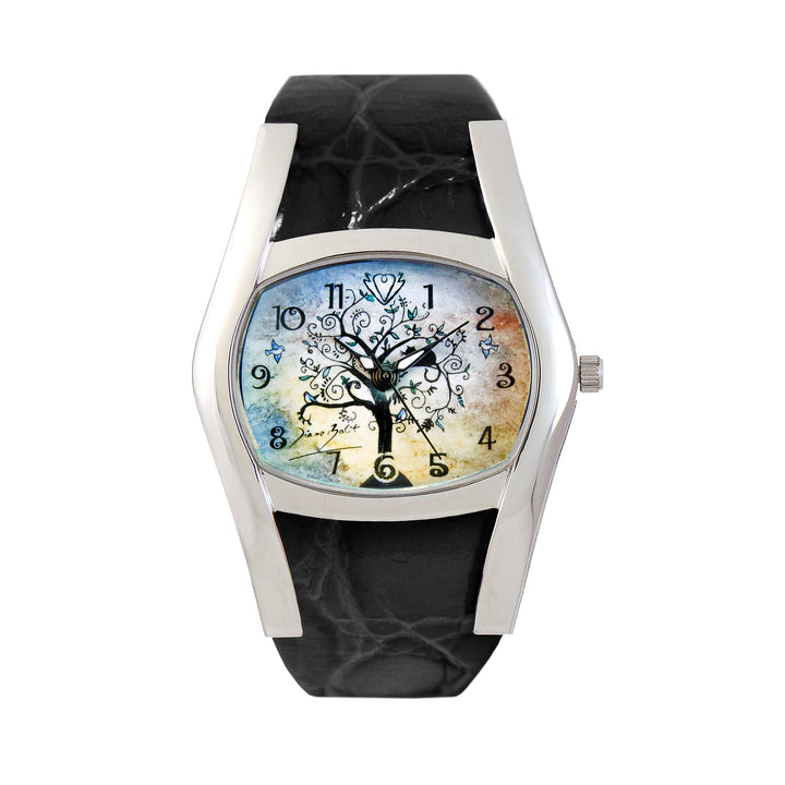 Montre femme unique | ARBRE CHAT NOIR