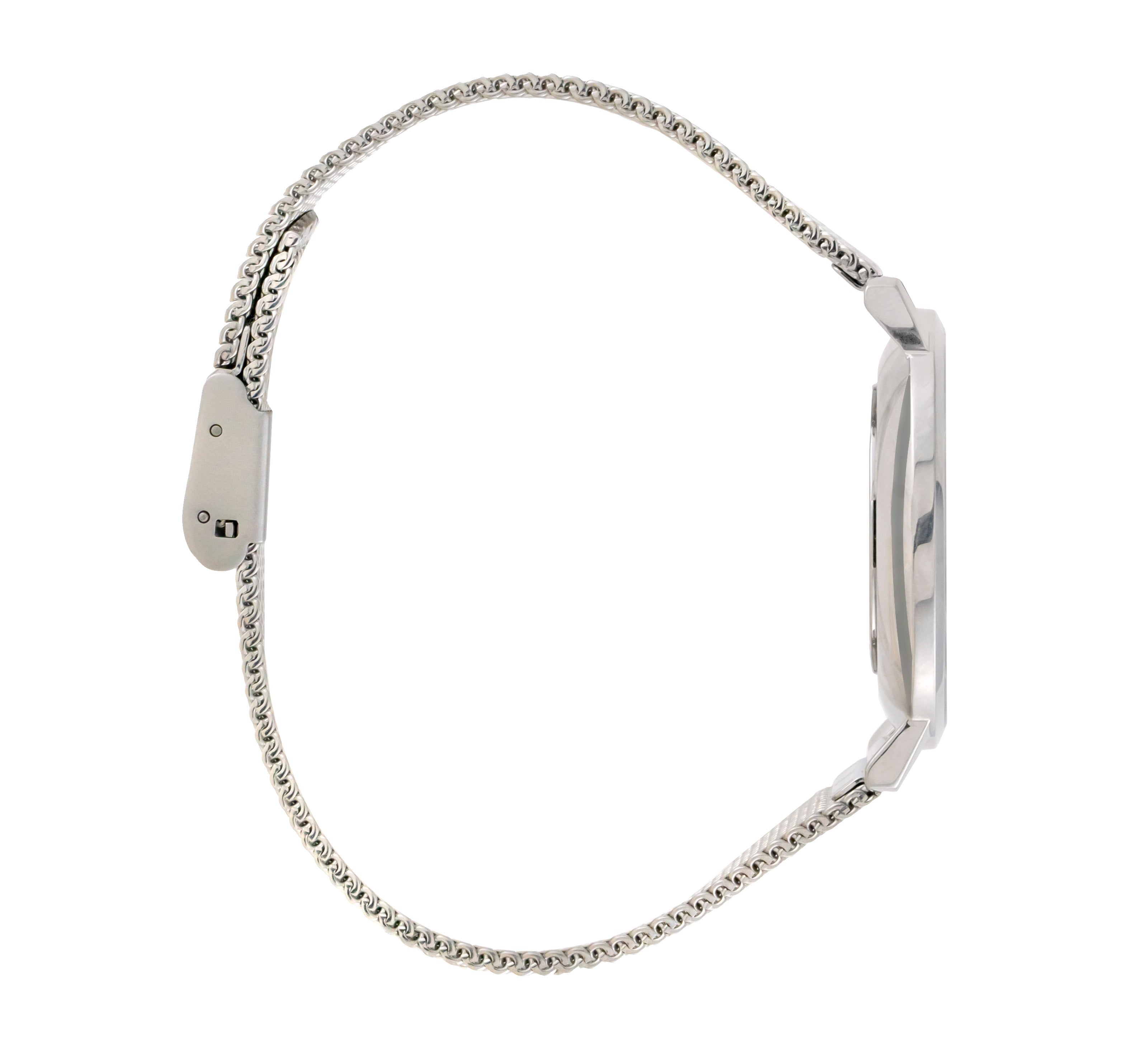 Montre femme fashion bracelet acier inoxydable | Chat foulard