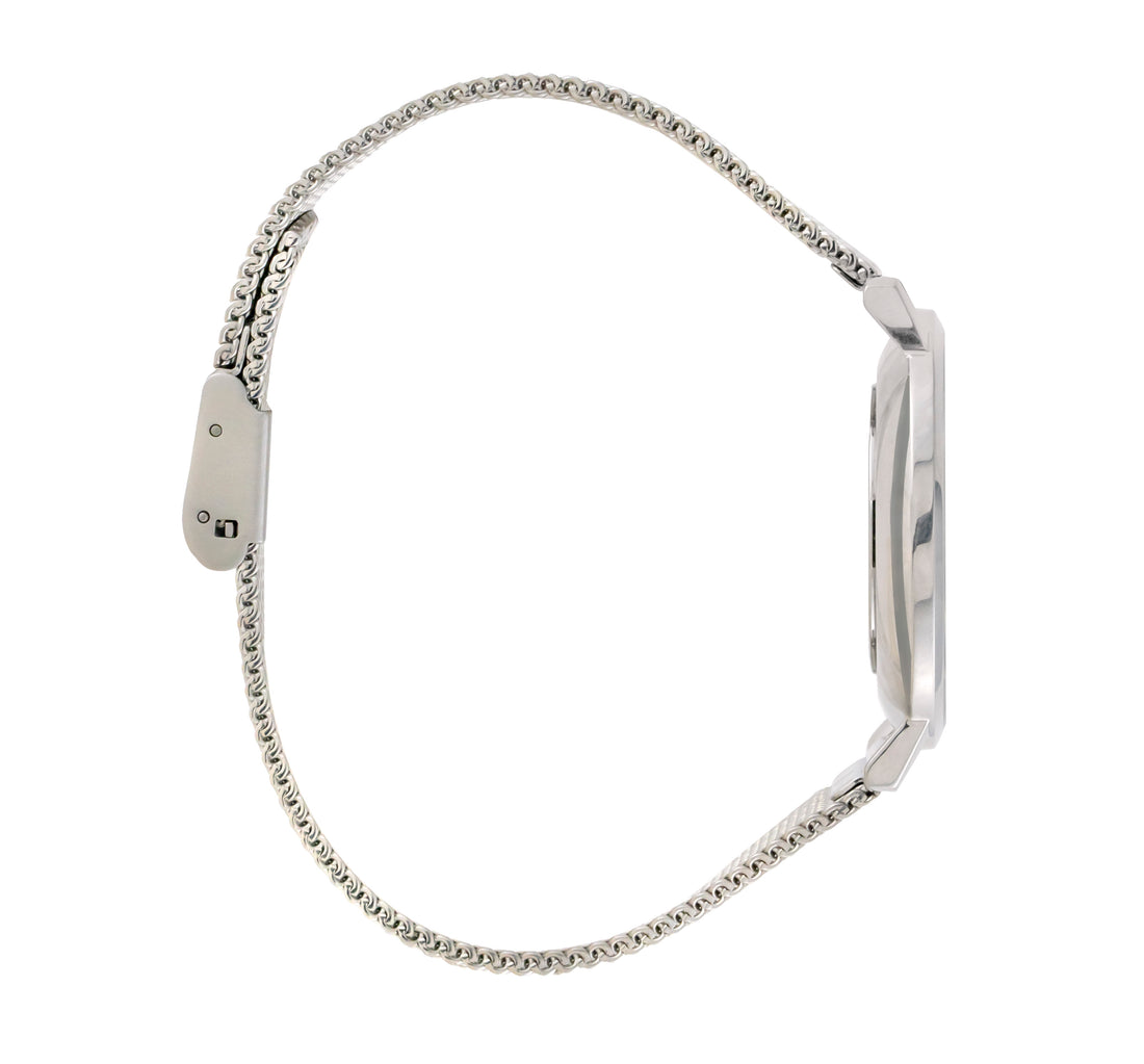 Montre femme fashion bracelet acier inoxydable | Boule de cristal